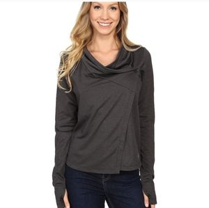 Arcteryx women Yong wrap cardigan sweater